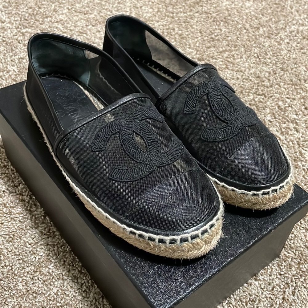 CHANEL Espadrilles in Black